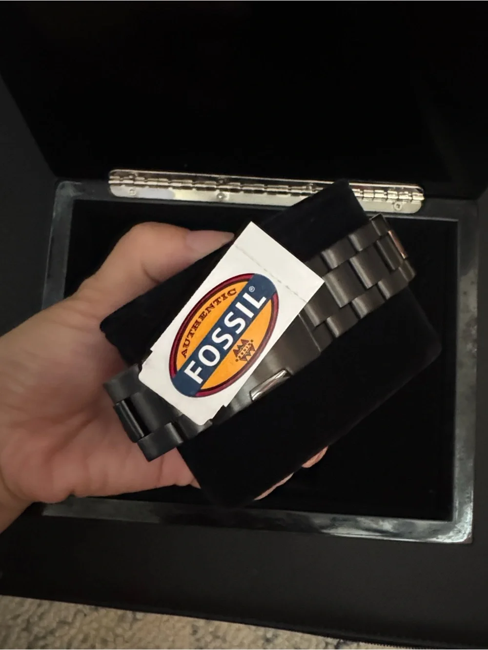 Fossil Black Stainless Steel NFL Pro Bowl Watch